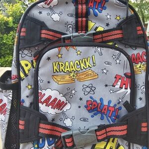 Pottery Barn Kids Comic Print Backpack